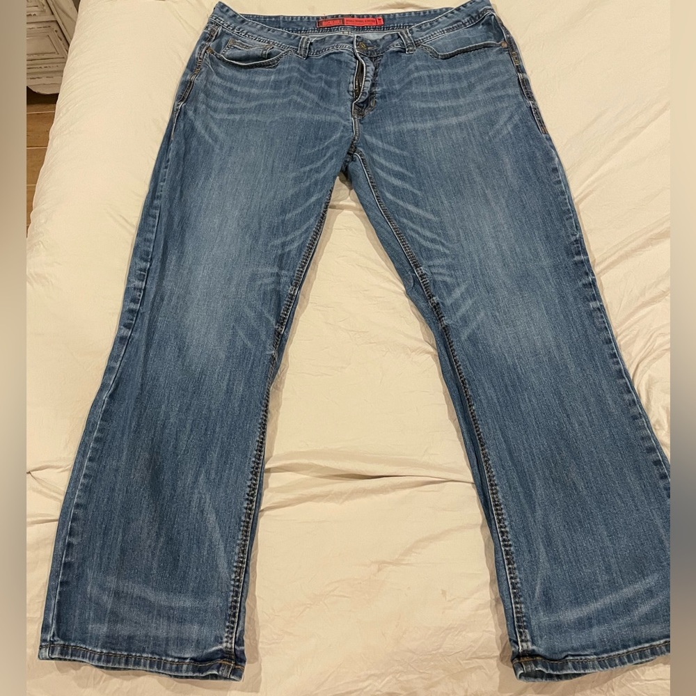 Rock&Roll denim Mens, relaxed straight leg, double barrel 42X32